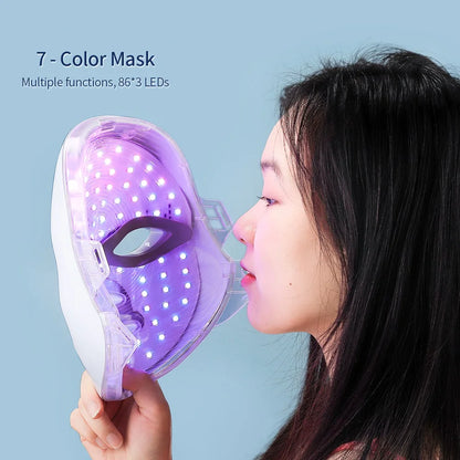 GlowMask Pro – Masque LED 7 Couleurs pour une Peau Radieuse