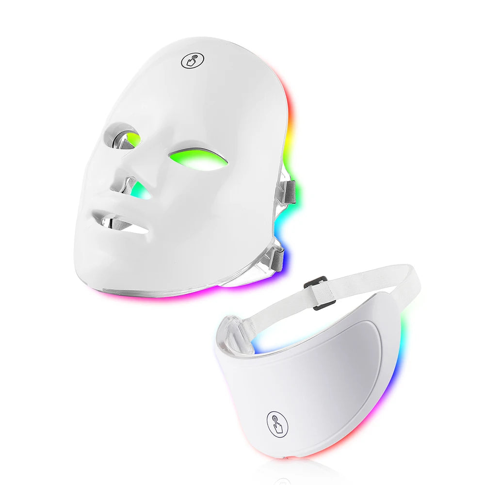 GlowMask Pro – Masque LED 7 Couleurs pour une Peau Radieuse